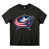Asphalt the-columbus-blue-jackets-pen Heavy Core Tee - linhVisuals