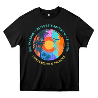 Black bal harbour t  shirt bal harbour, miami  dade county, florida t  shirt Heavy Core Tee - linhVisuals
