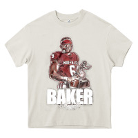 Cream baker mayfield [tb] Heavy Core Tee - linhVisuals
