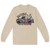 Mushroom autism avareness Long Sleeve Tee - SublimationCraftShop