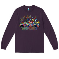 Plum autism avareness Long Sleeve Tee - SublimationCraftShop
