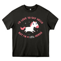 Asphalt i'm a little horse Heavy Core Tee - linhVisuals