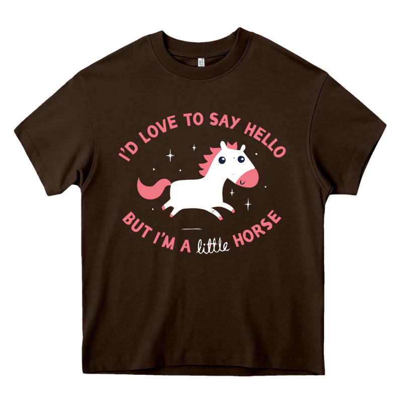 I'm A Little Horse Heavy Core Tee by linhVisuals | Teevron