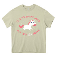 Mossy i'm a little horse Heavy Core Tee - linhVisuals