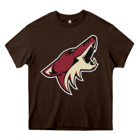 Chocolate Brown the-coyotes-of-arizona-sporst Heavy Core Tee - linhVisuals