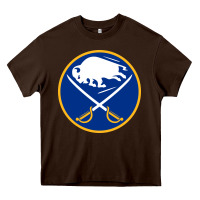 Chocolate Brown the-sabres-buffalo-sports Heavy Core Tee - linhVisuals