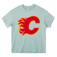 Arona the-flames-calgary-sports Heavy Core Tee - linhVisuals