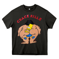 Asphalt bart crack kills Heavy Core Tee - linhVisuals