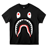 Black bape shark [tb] Heavy Core Tee - linhVisuals