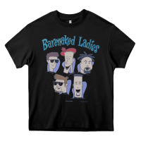 Black barenaked ladies vintage 1993 cartoon Heavy Core Tee - linhVisuals
