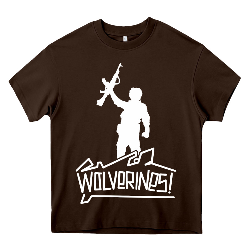 Red Dawn Wolverines Heavy Core Tee by linhVisuals | Teevron