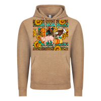 Vintage Coffee Fall Coop Animals Vintage Hoodie - Artiststas