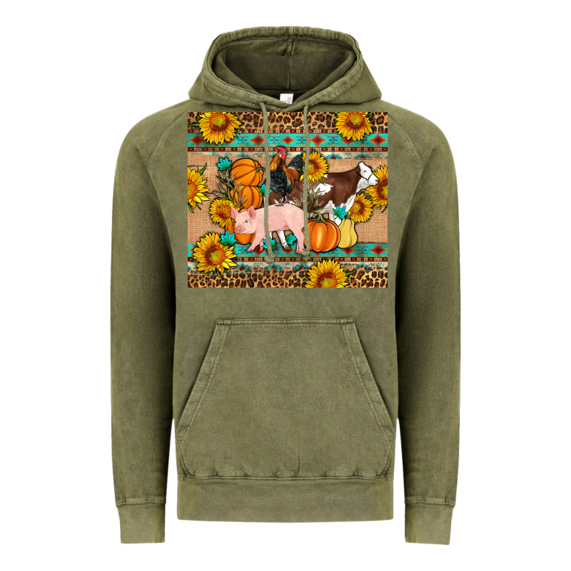 Fall Coop Animals Vintage Hoodie by Artiststas | Teevron