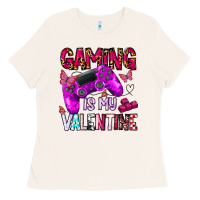 Bone gaming is my valentine Ladies Tee - CowhideDigitalArt