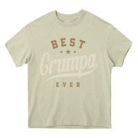 Mossy Mens Best Grumpa Ever Funny Grandpa Heavy Core Tee - linhVisuals
