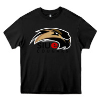 Black siu edwardsville Heavy Core Tee - linhVisuals