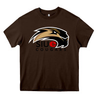 Chocolate Brown siu edwardsville Heavy Core Tee - linhVisuals