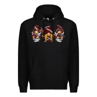 Black football gnomes Premium Hoodie - BarkalooDesign