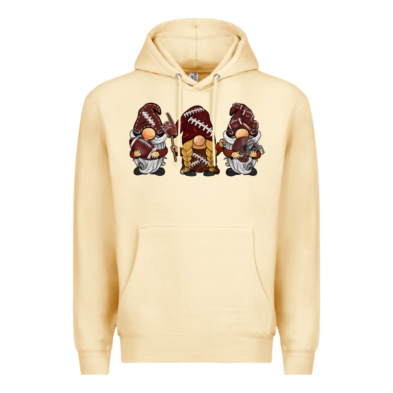 Football Gnomes Premium Hoodie by BarkalooDesign | Teevron