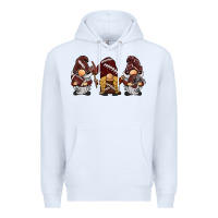 White football gnomes Premium Hoodie - BarkalooDesign
