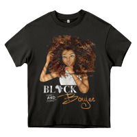 Asphalt black and boujee [tb] Heavy Core Tee - linhVisuals
