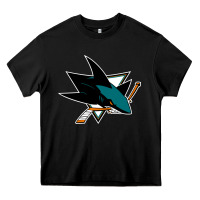 Black the-san-jose-sharks-pen Heavy Core Tee - linhVisuals