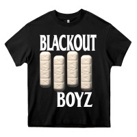 Black blackout boyz black Heavy Core Tee - linhVisuals