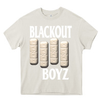 Cream blackout boyz black Heavy Core Tee - linhVisuals