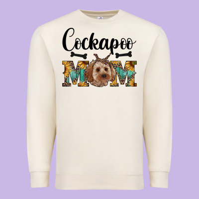 Cockapoo Mom Western Premium Sweatshirt Designed By Ranaportraitstore