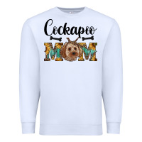 White cockapoo mom western Premium Sweatshirt - RanaPortraitStore