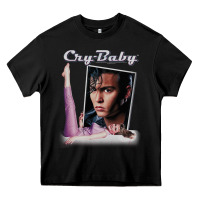 Black cry baby title Heavy Core Tee - linhVisuals
