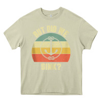 Mossy mens funny boating shirt but did we sink rope anchor boat captain tank Heavy Core Tee - linhVisuals