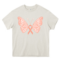 Cream gynecologic cancer support t  shirt gynecological cancer awareness pea Heavy Core Tee - linhVisuals