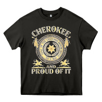 Asphalt cherokee native american and proud of t shirt Heavy Core Tee - linhVisuals