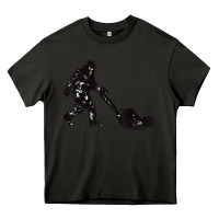 Asphalt mens mowing bigfoot   golf course superintendent maintenance turf t sh Heavy Core Tee - linhVisuals