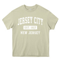 Mossy jersey city new jersey nj vintage established sports design pullover h Heavy Core Tee - linhVisuals