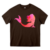 Chocolate Brown mermaid t  shirt pink mermaid t  shirt Heavy Core Tee - linhVisuals