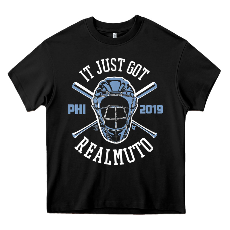 Officially Licensed Jt Realmuto Shirt   It Just Got Realmuto Heavy Core Tee by linhVisuals | Teevron