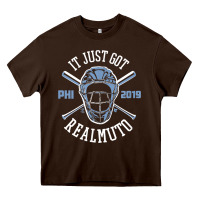 Chocolate Brown officially licensed jt realmuto shirt   it just got realmuto Heavy Core Tee - linhVisuals