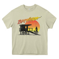 Mossy baywatch lifeguard sunset t shirt Heavy Core Tee - linhVisuals