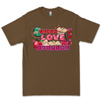 Cacao Valentine's Day Teach Love Inspire Premium Tee - FaDigitalArtStudio