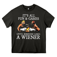 Asphalt it's all fun and games until someone loses a wiener shirt Heavy Core Tee - linhVisuals