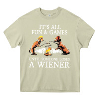 Mossy it's all fun and games until someone loses a wiener shirt Heavy Core Tee - linhVisuals