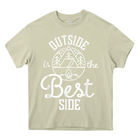 Mossy outside is the best side for outdoor campers and hikers t shirt Heavy Core Tee - linhVisuals