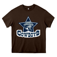 Chocolate Brown the cowboys football Heavy Core Tee - linhVisuals