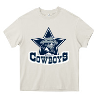 Cream the cowboys football Heavy Core Tee - linhVisuals