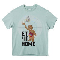 Arona e.t. phone home spaceship flying away premium t shirt Heavy Core Tee - linhVisuals