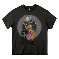 Asphalt e.t. phone home spaceship flying away premium t shirt Heavy Core Tee - linhVisuals