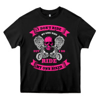 Biker Gear Motorcycle Gifts Biker Chick I Ride My Biker Tank Top Heavy Core Tee | Teevron
