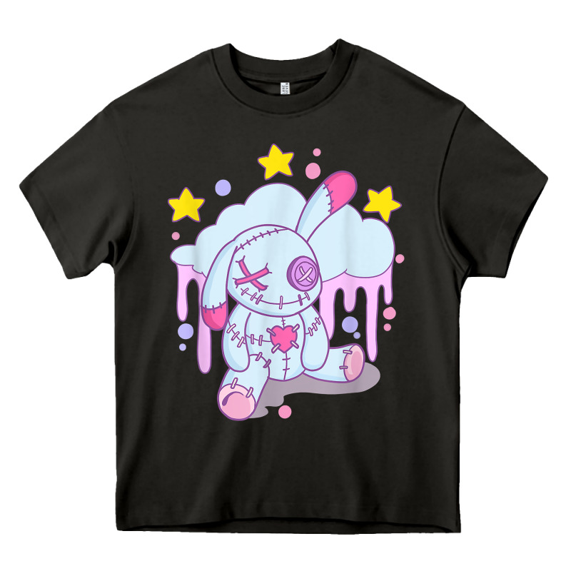 Bunny Pastel Goth Voodoo Doll T Shirt Heavy Core Tee by linhVisuals | Teevron